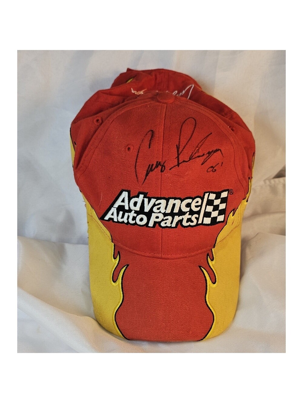 CRUZ PEDREGON Autographed Advance Auto Parts Signed Cap Hat